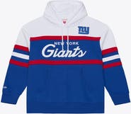 Mitchell & Ness Men's Mitchell & Ness Royal New York Giants Head Coach Hoodie