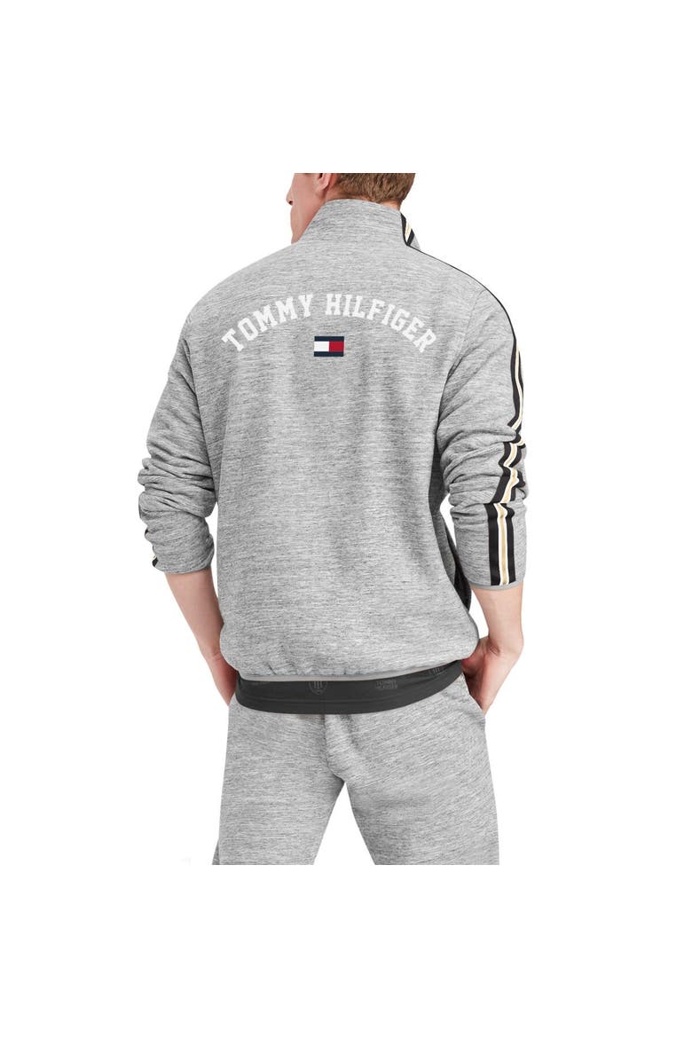 Men's Tommy Hilfiger Heathered Gray New Orleans Saints Mario Quarter-Zip Jacket, Alternate, color, Heather Gray