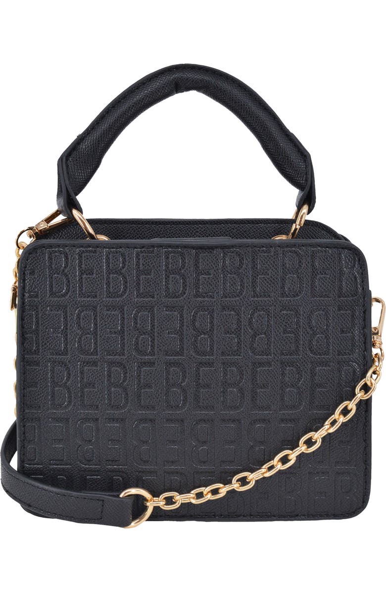 bebe Thea Mini Satchel with Pouch, Alternate, color, Black