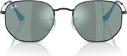 Ray-Ban 54mm Hexagonal Flat Lens Sunglasses