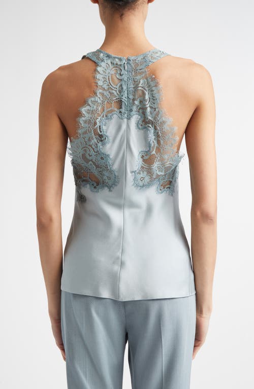 A.l.c . Wes Lace Accent Sleeveless Top In Gray