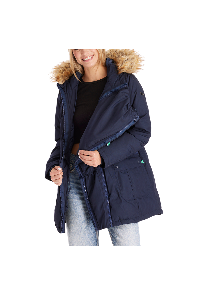 Convertible Down 3-in-1 Maternity Jacket, Alternate, color, NAVY