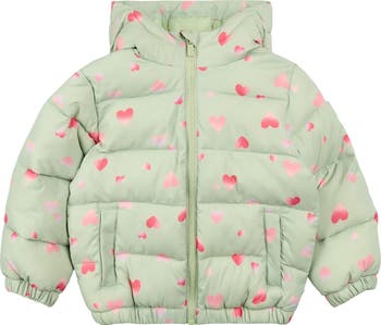 Kids' Quilted Hooded Jacket