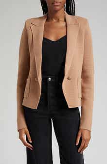 Sofia Cotton Blend Cardigan Blazer