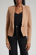 L'AGENCE Sofia Cotton Blend Cardigan Blazer