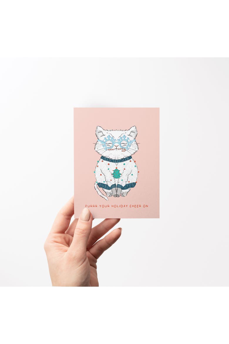Winter/Holiday Greeting Card Pack Sets (3 ct) A Cat's Holiday, Alternate, color, Multi-Pack