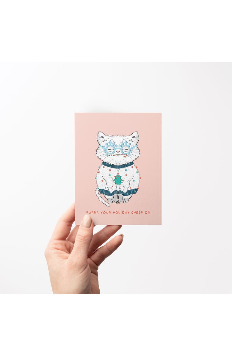 Ramus & Co Winter/Holiday Greeting Card Pack Sets (3 ct) A Cat's Holiday, Alternate, color, Multi-Pack
