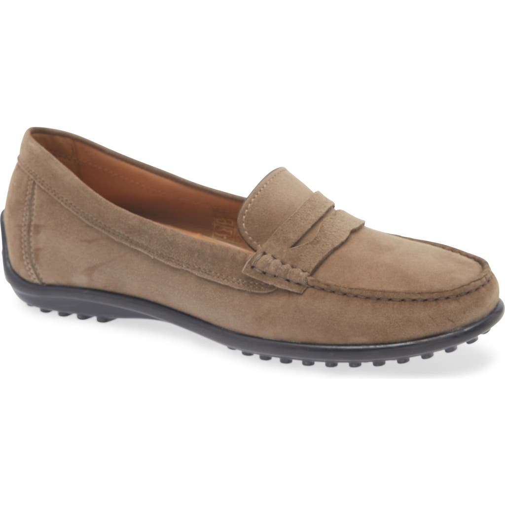 The FLEXX Winter Penny Loafer in Almond