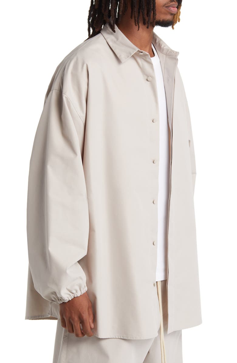 Fear of God Essentials Button-Up Shirt, Alternate, color, 