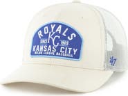 '47 Men's '47 Cream Kansas City Royals Leland Adjustable Trucker Hat