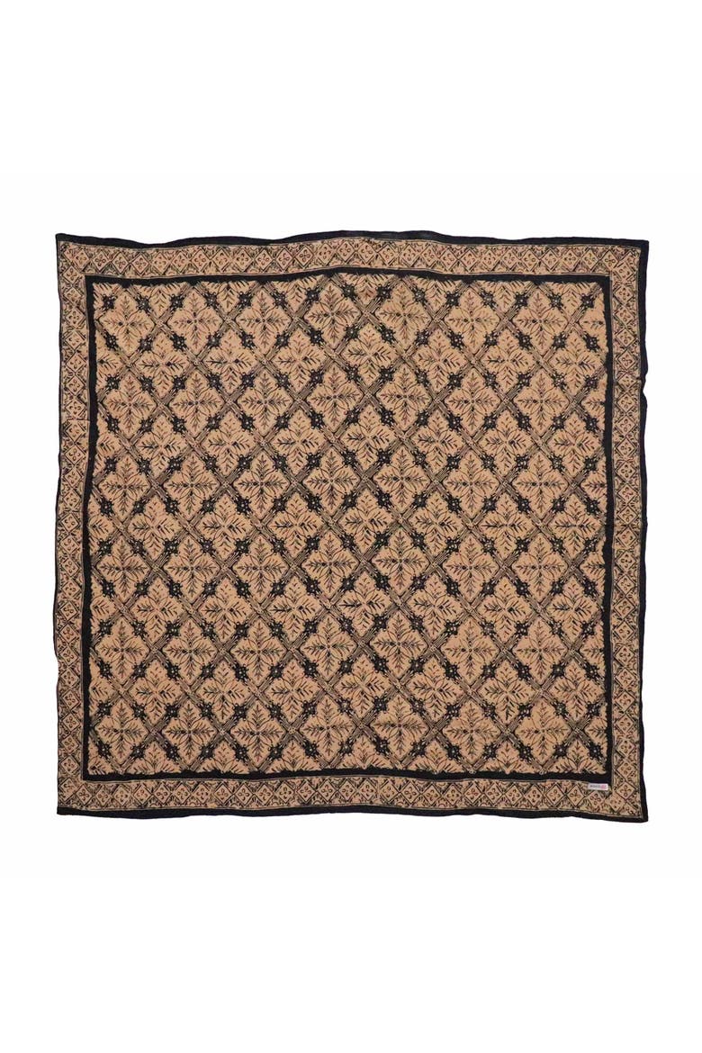 Oversized Hand Dyed Batik Bandana, Alternate, color, Harvest