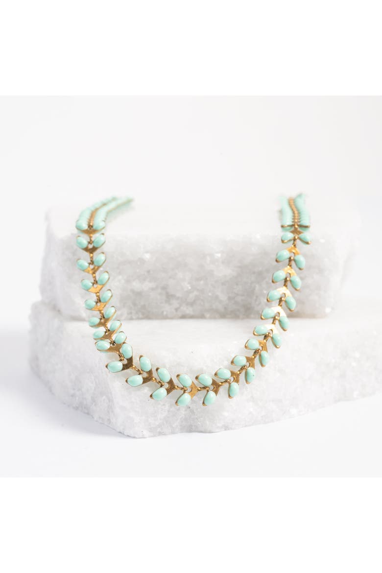 Seeds of Hope Necklace, Main, color, Mint