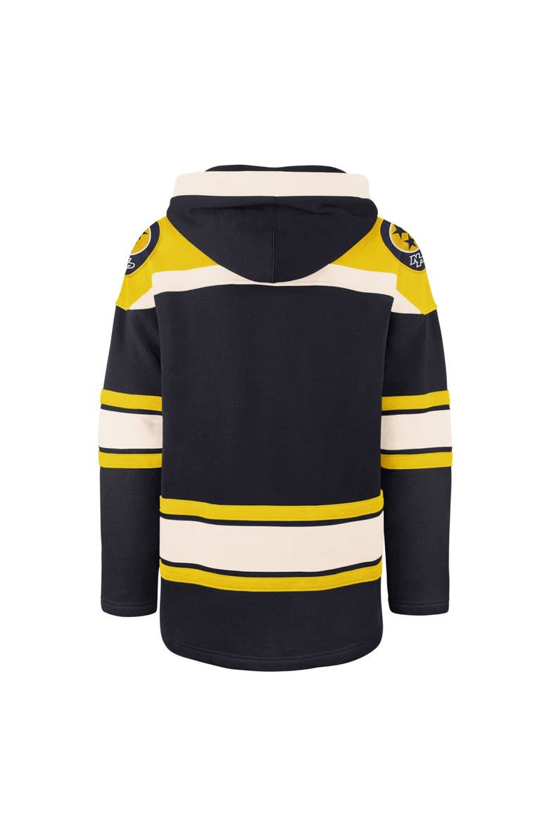 Men's '47 Navy Nashville Predators Superior Lacer Pullover Hoodie, Alternate, color, Navy