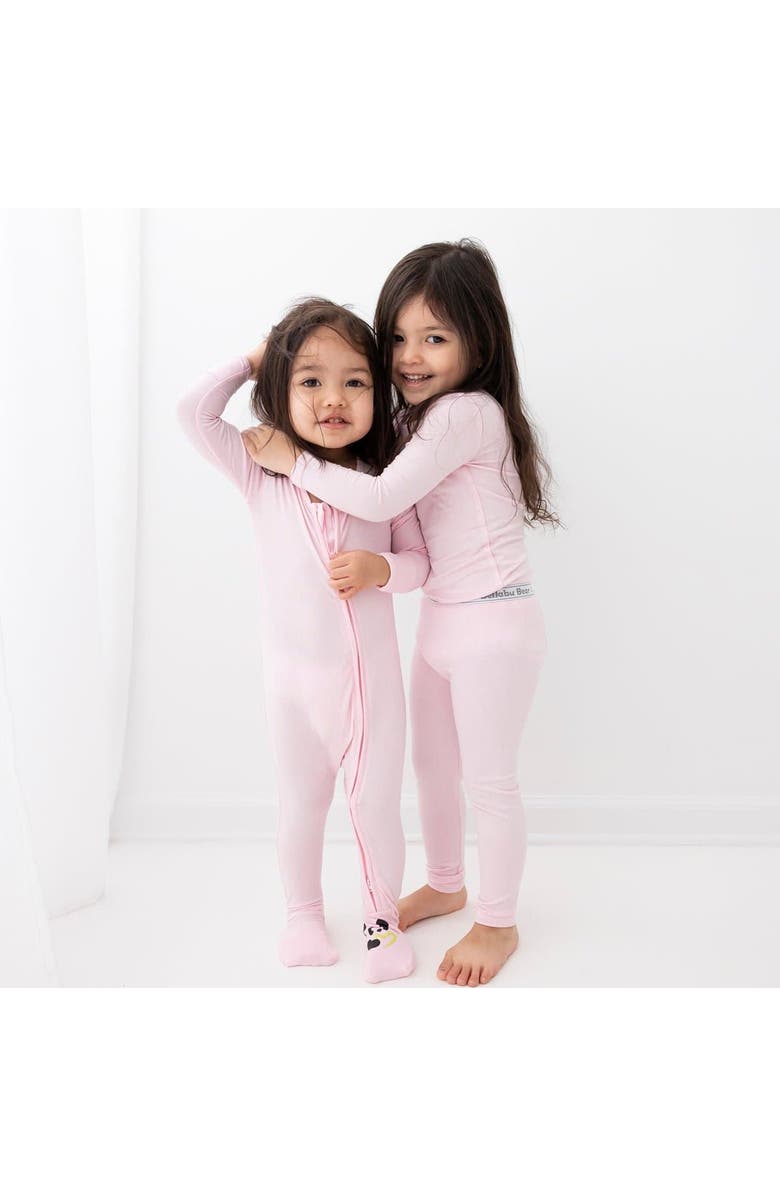 Bellabu Bear Kids' Blush Pink Set of 2 Piece Pajamas, Alternate, color, Blush Pink