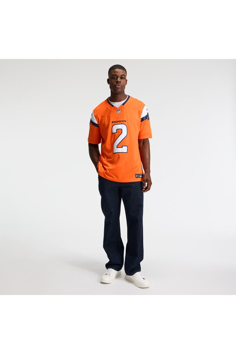 Men's Nike Patrick Surtain II Orange Denver Broncos Team Vapor F.U.S.E. Stitched Limited Jersey, Alternate, color, Orange