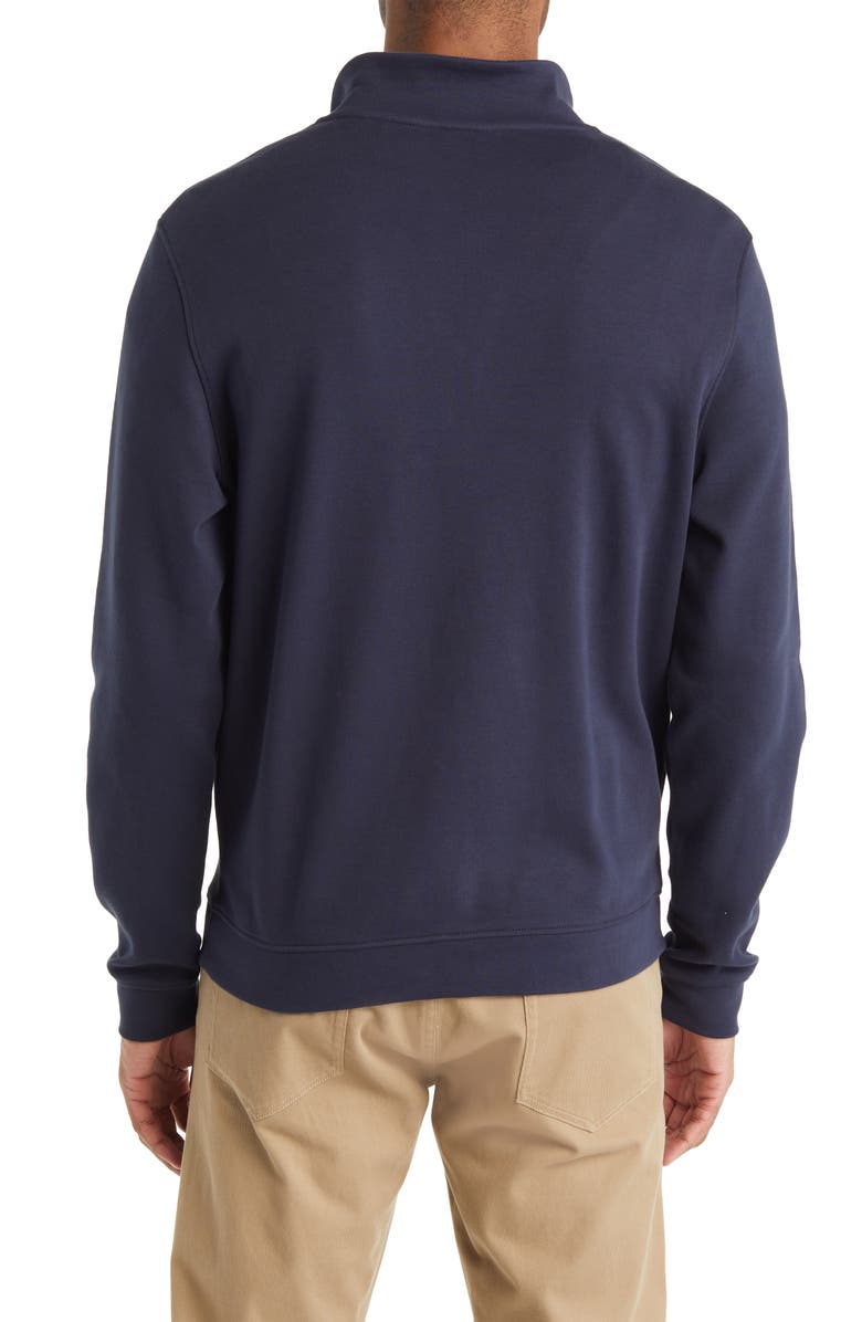 Scott Barber Pima Cotton Interlock Quarter Zip Pullover, Alternate, color,