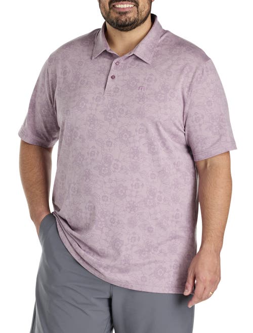 TravisMathew Fit By DXL Big & Tall Destination Polo Shirt in Elderberry  product