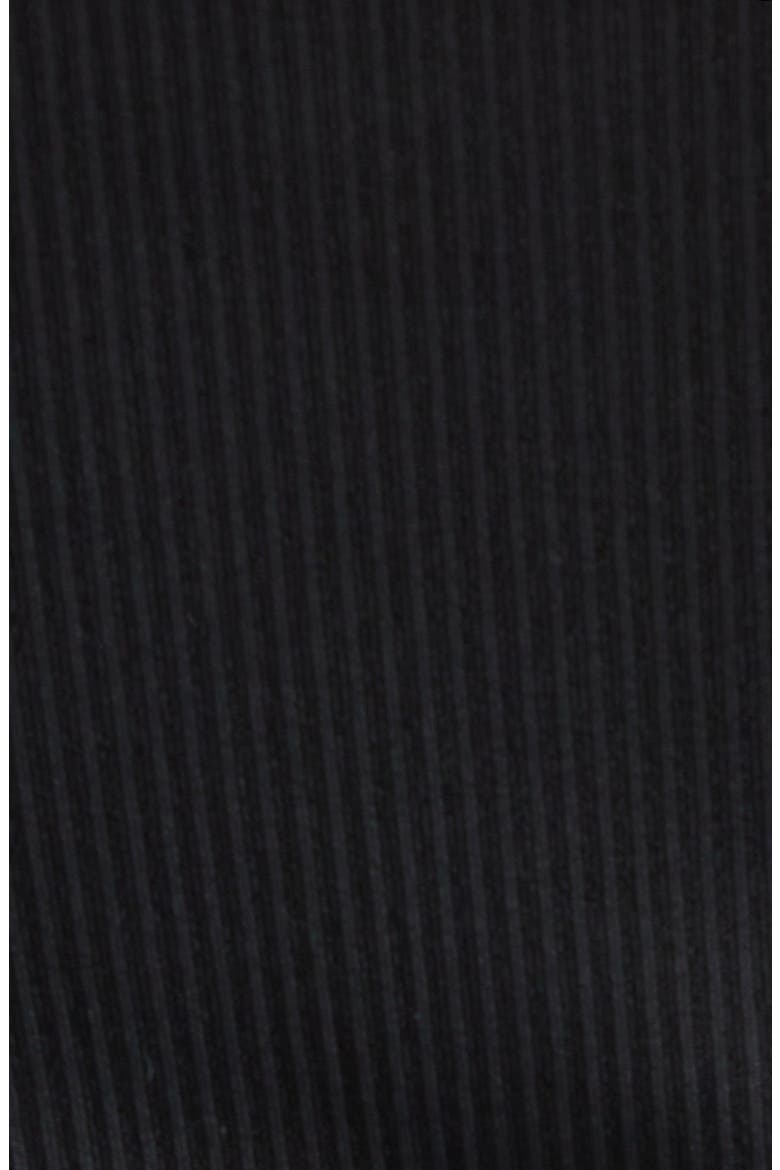 Ribbed Strapless One-Piece Swimsuit, Alternate, color, BLACK