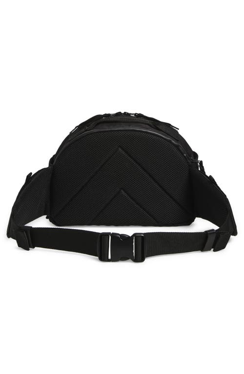 Sacai Hike Tech Canvas Belt Bag In Black