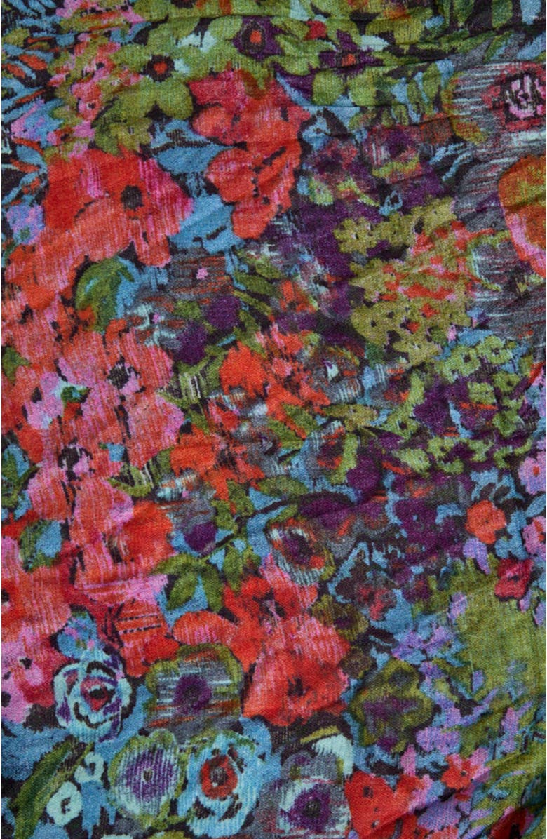 Lily and Lionel London Autumn Floral Printed Scarf, Alternate, color, Multi