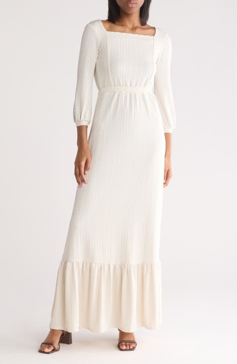 Square Neck Maxi Dress