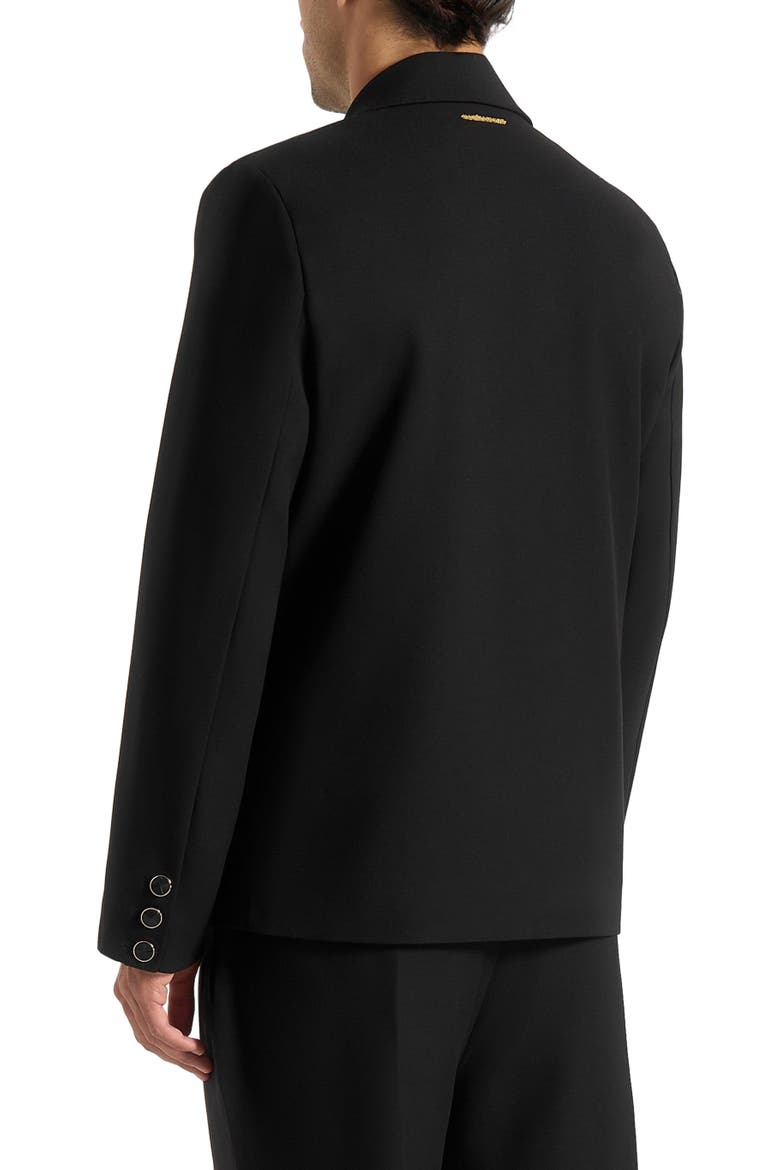 Didier Double Breasted Tailored Suit Jacket, Alternate, color, Black