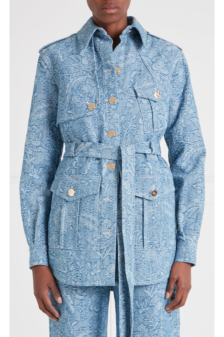 Francis Denim Shirt Jacket, Main, color, Washed Blue