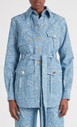 Temperley London Francis Denim Shirt Jacket