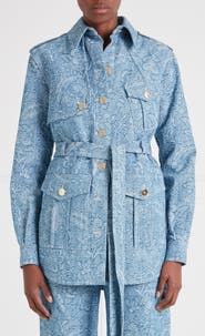 Temperley London Francis Denim Shirt Jacket