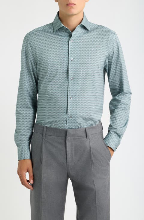 Devon OoohCotton® Tech Patterned Shirt