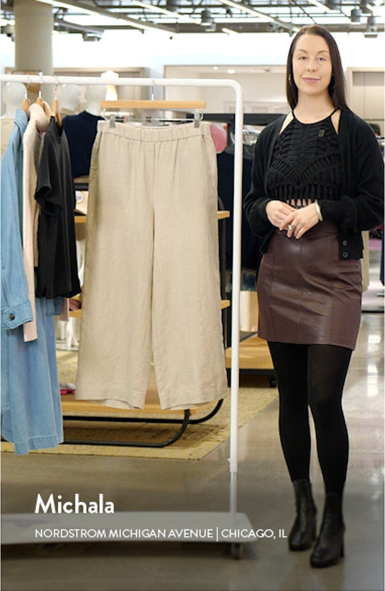 Parini Linen Pull-On Pants, sales video thumbnail