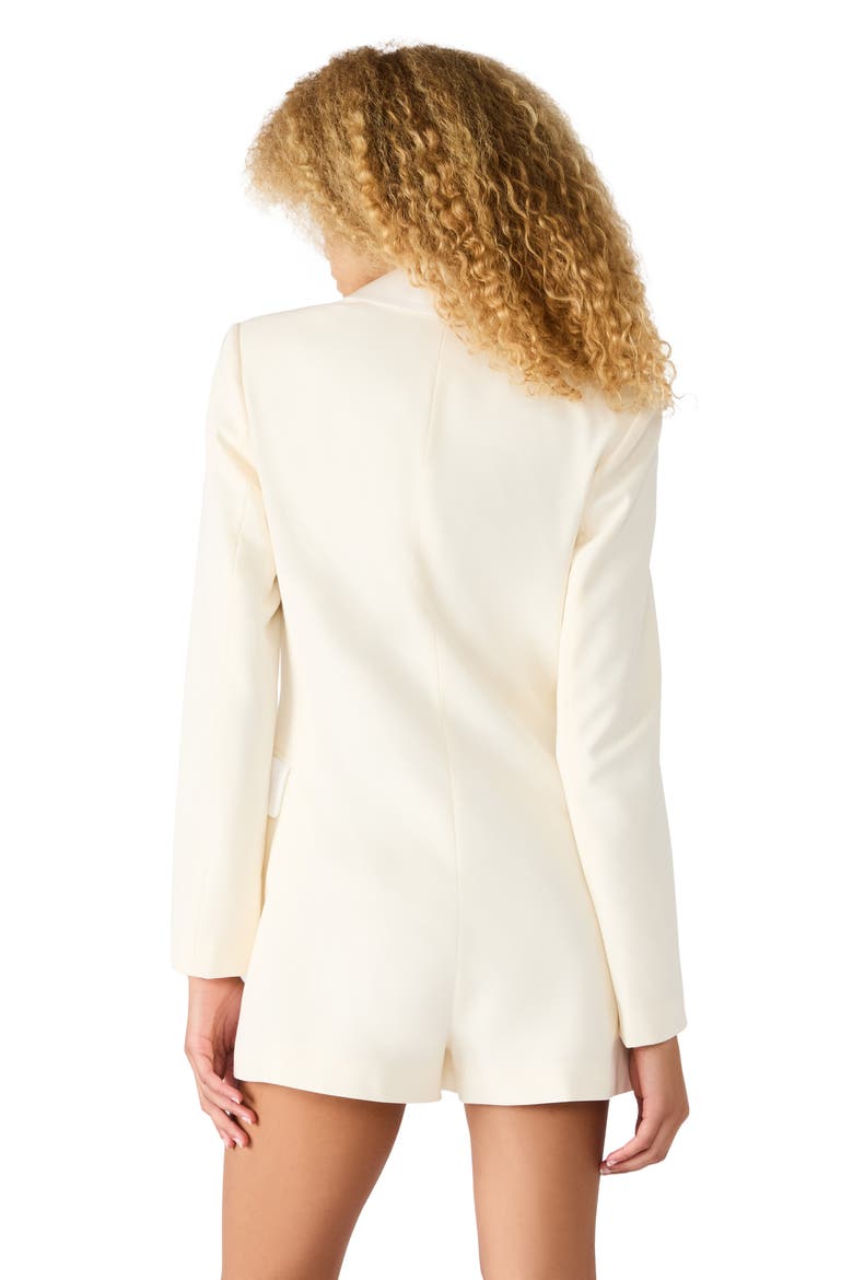 Merida Blazer Romper, Alternate, color, CREAM