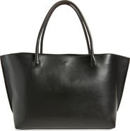 Lié Studio The Eva Croc Embossed Leather Weekend Tote