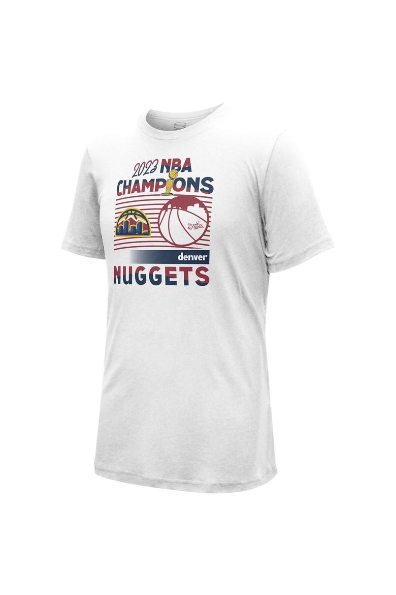 Unisex Stadium Essentials  White Denver Nuggets 2023 NBA Finals Champions City Edition T-Shirt, Alternate, color, White