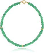 The Lovery Fine Jewelry Green Onyx Bead Bracelet