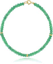 The Lovery Fine Jewelry Green Onyx Bead Bracelet