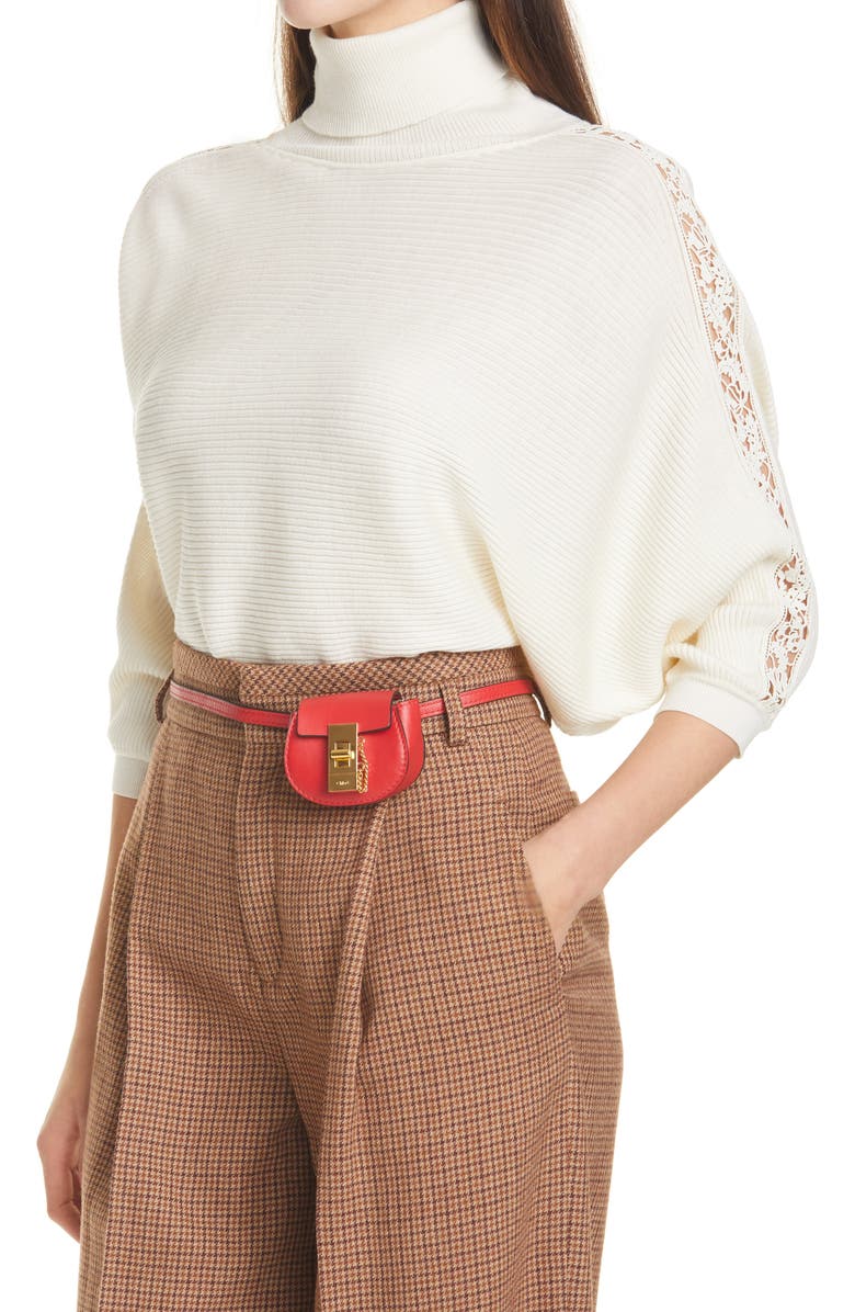 Chloé Mini Drew Belt Bag, Alternate, color,
