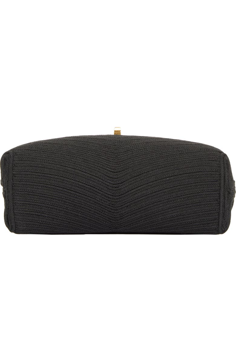 TOTEME Mini T-Lock Rope Clutch, Alternate, color, Black