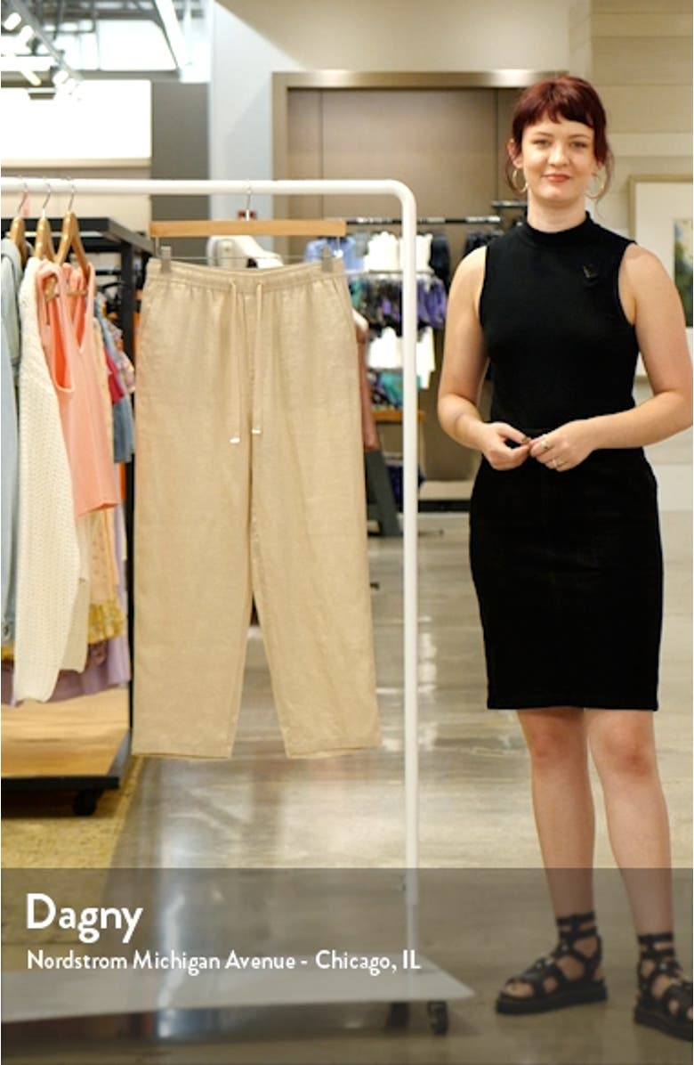 Drawstring Linen Pants, sales video thumbnail