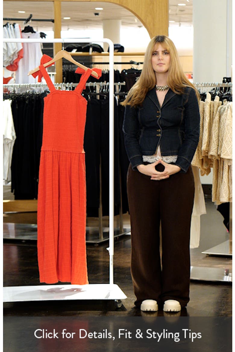 Isadora Smocked Cover-Up Maxi Dress video