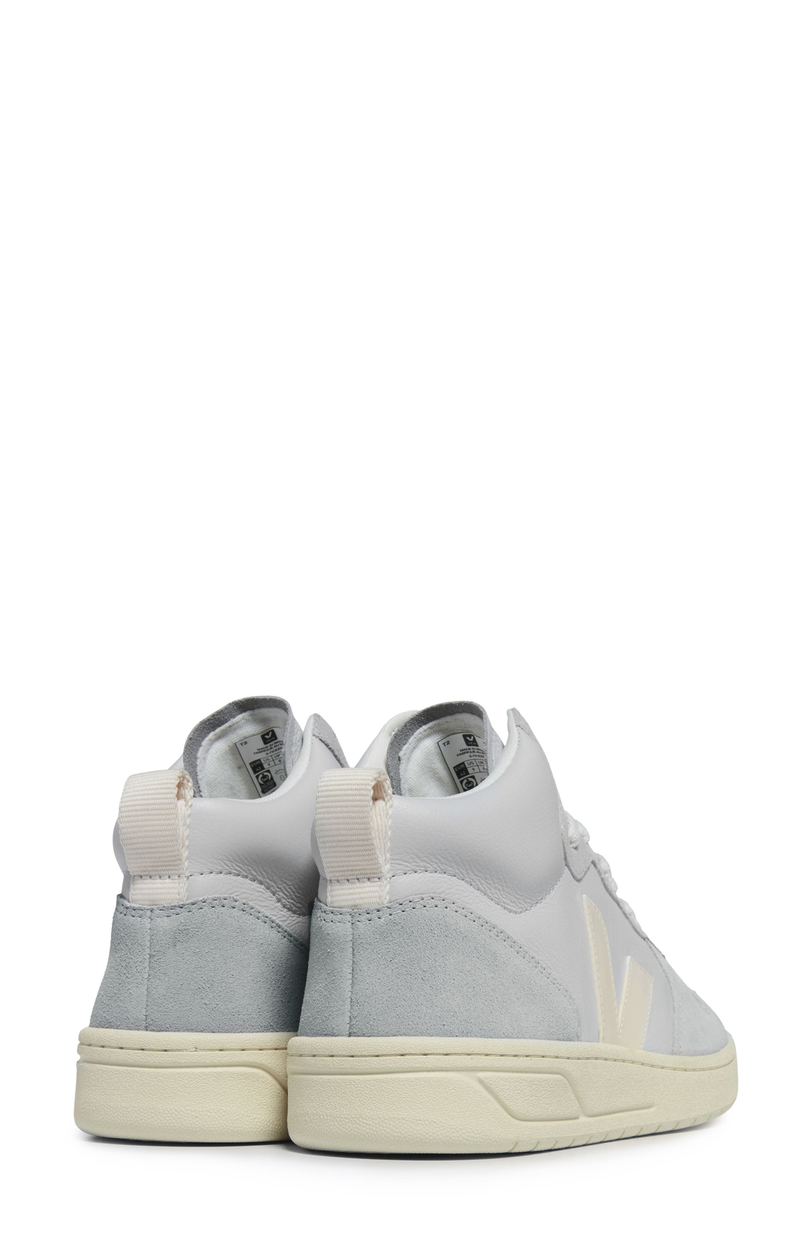 V-15 Mid Top Sneaker, Alternate, color, PEARL CASHEW