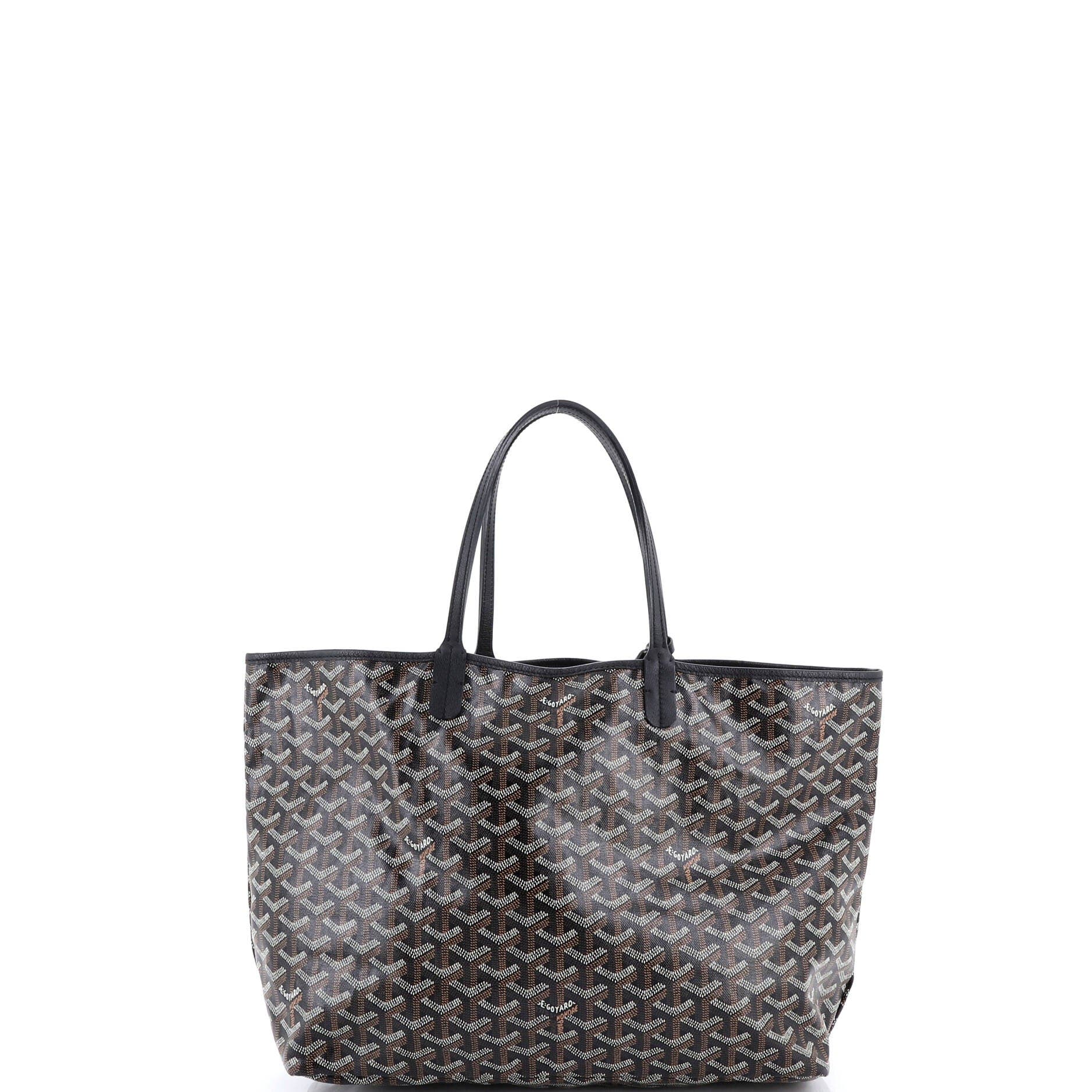 Pre-Owned Goyard Saint Louis Tote Coated Canvas PM, Alternate, color, Black
