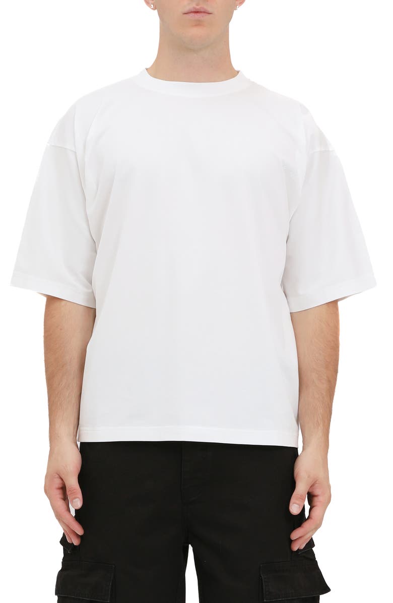 PURPLE BRAND Mercerized Cotton Jersey T-Shirt, Main, color, White