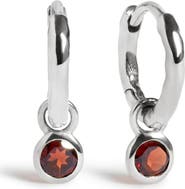 Monica Vinader Birthstone Huggie Hoop Earrings