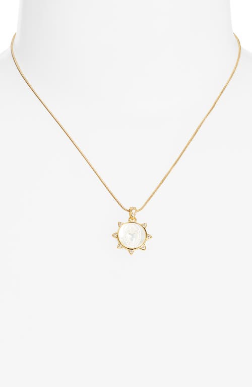 Child Of Wild Sacred Sol Pendant Necklace In Gold