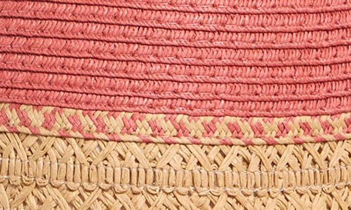 VINCE CAMUTO VINCE CAMUTO TEXTURED STRAW FLOPPY HAT