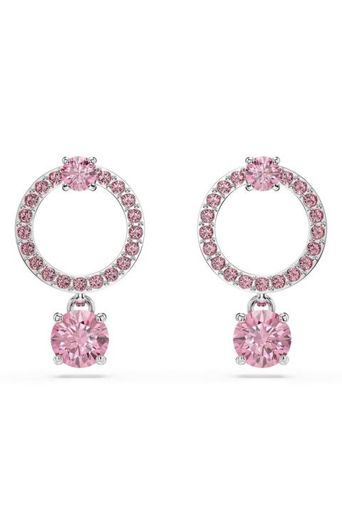 Izzia Petite Hoop Earrings in Pink Izzia Petite Hoop Earrings in Pink