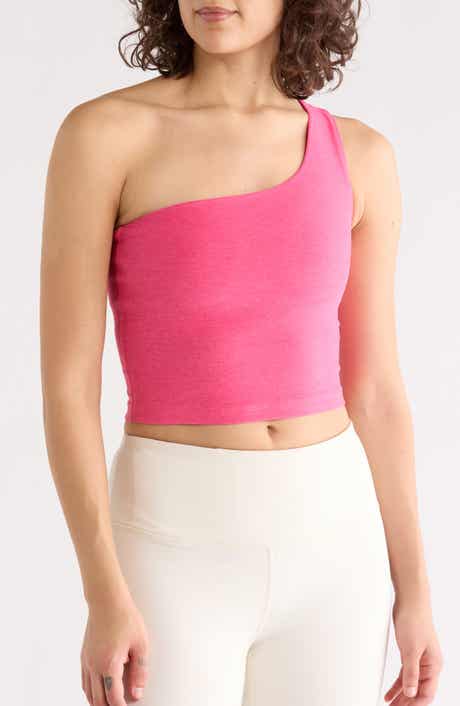 Beyond Yoga Space Dye One Up Asymmetric Crop Tank Top