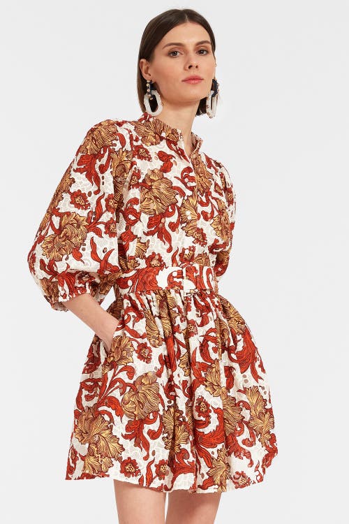 La Doublej Mini Portofino Dress In Reef White