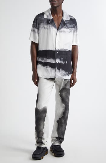 バルマン Moon Print Tシャツ / デニム・スウェットに! Balmain Moon Print Straight Leg Jeans | Nordstrom